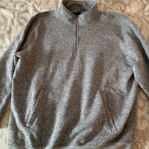 Long sleep half-zip men’s fleece